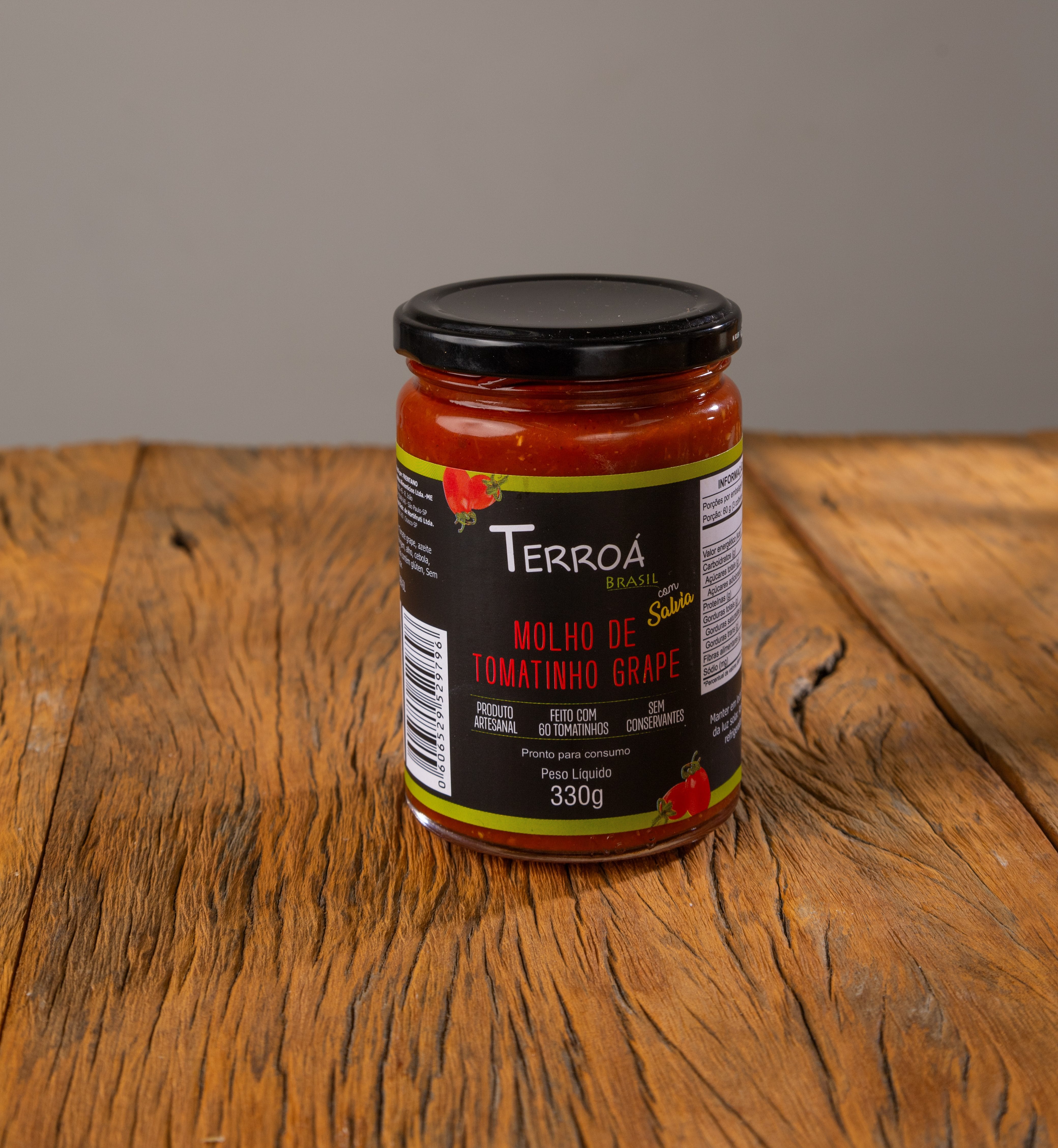 Molho de Tomatinho Grape Sálvia